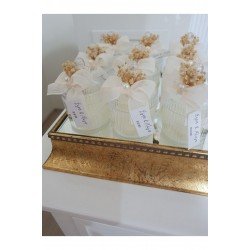 Mika Kutulu Mum Söz Nişan Kına Bebek Hediyelik Nikah Şekeri (25 Adet)