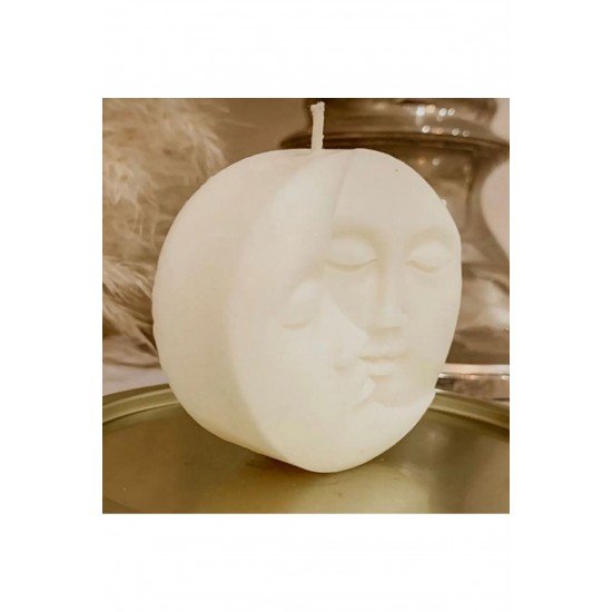 Dekoratif Güneş Ay Kokulu Mum