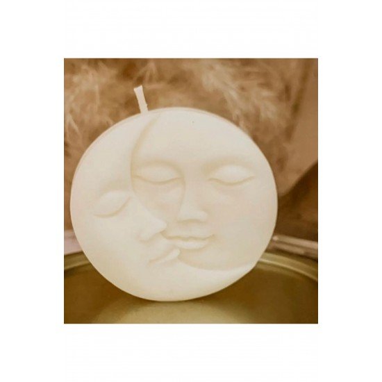 Dekoratif Güneş Ay Kokulu Mum