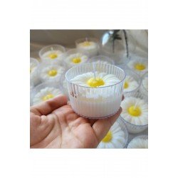 Bernamiofficial Hediyelik Papatya Mum, Söz Nişan Hediyelik, Mum Hediyelik