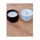 Dekoratif %100 Soya Wax Lavanta Kokulu Seramik El Yapımı Doğal Aromaterapi Mum 2'li Set