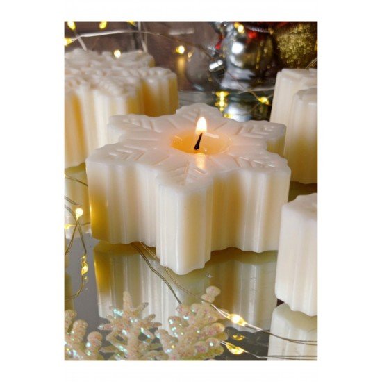 Bernami Kar Tanesi Dekoratif Mum 1 Adet