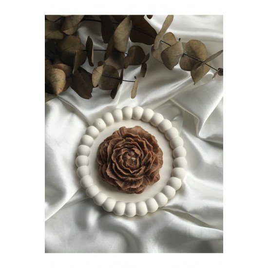 Bernamiofficial Şakayık Mum Dekor Mum Kokulu Mum