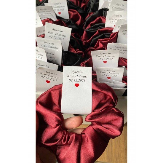 Kına Hediyeliği , 40 Adet , Kartlı Toka