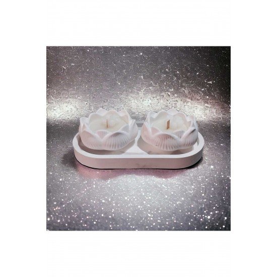 Özel tasarım doğal el yapımı mumlar biblo, vazo, hediyelik, ev dekorasyon