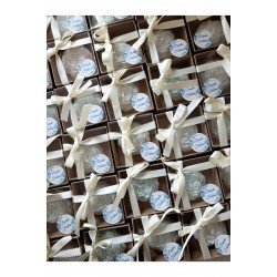 Bernami Şakayık Mum Nikah&düğün&nişan&söz&babyshower Hediyelik 100 Adet Süslü