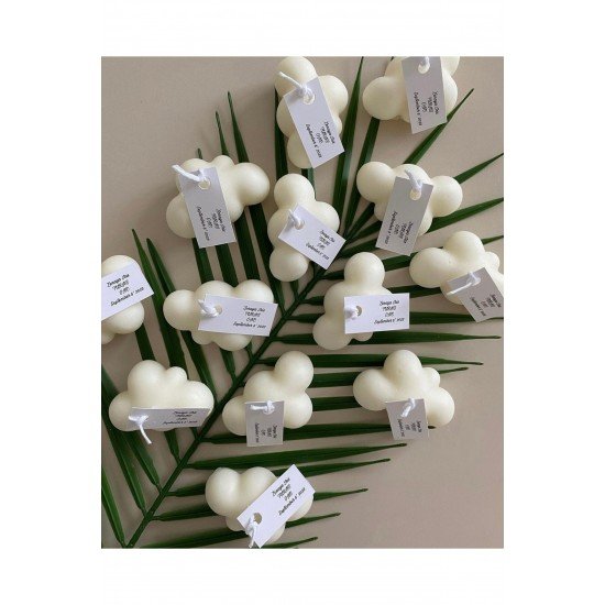 BULUTE HEDİYELİK MUM DOĞUM GÜNÜ HEDİYESİ BEBEK HEDİYESİ MEVLÜD HEDİYESİ