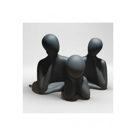 Siyah aile biblo tek çocuklu