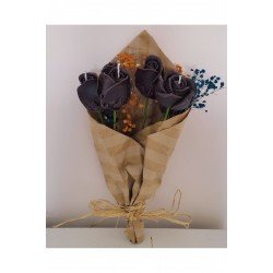 Bernamiofficial Gül Kokulu Mum Buket ,buket Mum, Çiçek Mum, Kokulu Mum Çiçek.mum,gül,gül Mum