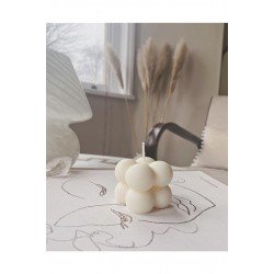 Atelier Soya Wax Beyaz Mini Bubble Kokulu Mum