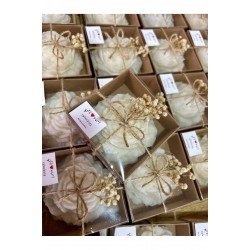 Bernamiofficial 10 Adet Kutuda Süslü Şakayık Mum. Düğün Nişan Söz Sünnet Düğünü Kına