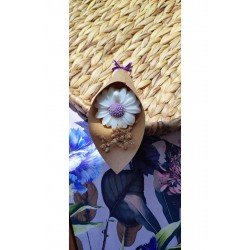 Bernamiofficial Özel Gün Söz Nişan Papatya Çiçekli Vanilya Kokulu Buket Hediye Mum