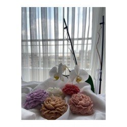 Şakayık Gülü Mumu 5'li Paket