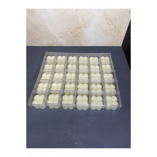 Düğün Nikah Nişan Kına Bubble Mum Ve Mika Kutu Ile Beraber 20 Adet