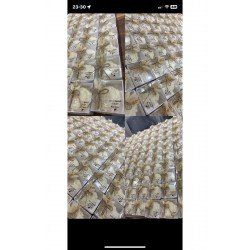 Şakayık Model Süslemeli Mum Nişanlık Kına Düğün Nikah Sünnet 50 Adet