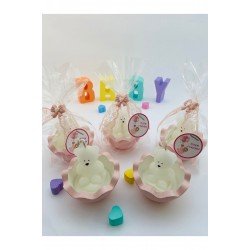 Bebek Hediyelik Ayıcıklı Mum,doğum Günü,diş Buğdayı,kırk Uçurma,baby Shower,kutlama (10 ADET)