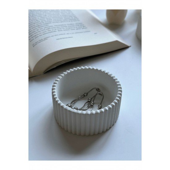 Dekoratif Takı Kutusu Düzenleyici Kase Beton