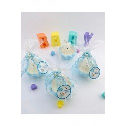Bebek Hediyelik Ayıcıklı Mum,doğum Günü,diş Buğdayı,kırk Uçurma,baby Shower,kutlama (10 ADET)