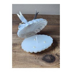 Bernamiofficial 15-adet Süslemeli Istiridye Mum. Düğün,kına, Söz, Nişan, Mevlüt, Doğum Hediyelikleri