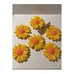 Bernamiofficial 5 Adet Papatya Mum Düğün Nişan Söz Yeni Doğan Bebek Şekeri Nikah Şekeri