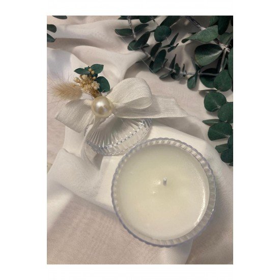 Mika Şekerlik Süslü Mum.10 Adet Mika Şekerlik