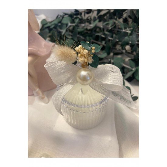 Mika Şekerlik Süslü Mum.10 Adet Mika Şekerlik