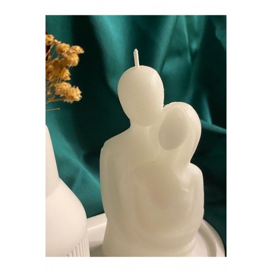 Sarılan çift mum sevgili mumu %100 Soya wax vegan sevgili mumu (MUTLAKA AÇIKLAMAYI OKUYUZ )