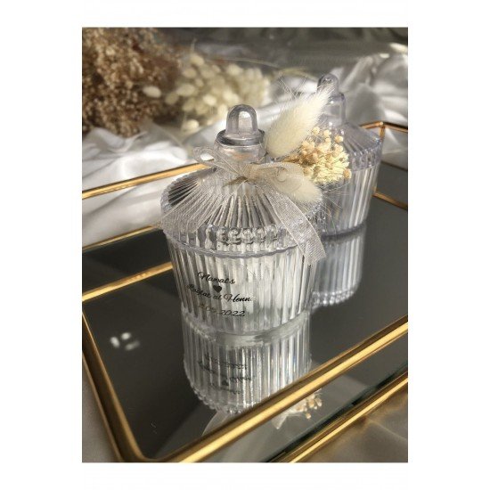 20 Adet Mika Şekerlik Nikah Şekeri Düğün Hediyeliği Nişan Nişan Hediyeliği Kına Söz Vs. Hediyelik