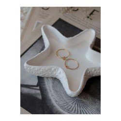 Deniz Kabuğu Ve Deniz Yıldızı Görünümlü Dekoratif Tabak, Mumluk