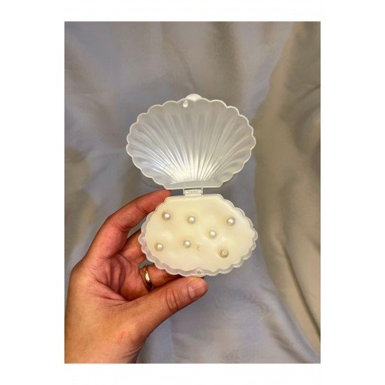 İstiridye Model(35adet) Nişan nikah Mumu , hediyelik mum , pintereset model mum, nişan mum