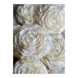 Dekoratif Şakayık Çiçeği Kokulu Mum 2'li