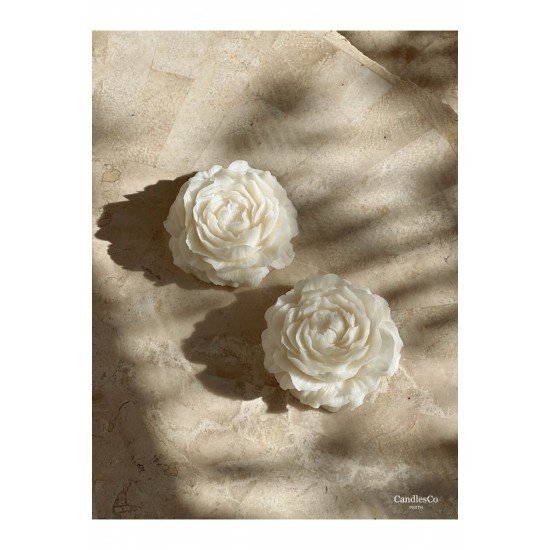 Bernami Ikili Set Kokulu, Şakayık Şekilli Dekoratif Mum - 10 Adet