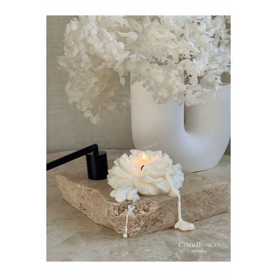 Bernami Ikili Set Kokulu, Şakayık Şekilli Dekoratif Mum - 10 Adet