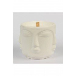 Vanilya kokulu dekoratif bardaklı mum