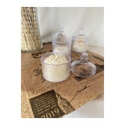 5 Adet Dekoratif Hediyelik  Çiçek Mum , Kapağı Ile 10 Parçadır (ürün mikadır )