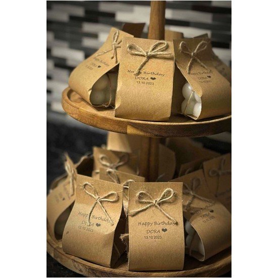 1 adet süslemeli mini bubble mum,nikah şekeri,Doğum,sünnet,düğün,nişan söz,kına,doğum günü