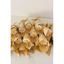 20 Adet Papatya Mum Nikah Şekeri, Doğum, Sünnet, Düğün Nişan Söz, Kına, Hediyelik