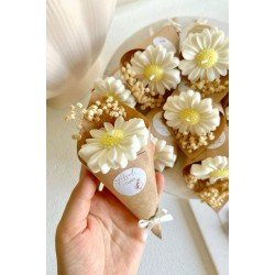 20 Adet Papatya Mum Nikah Şekeri, Doğum, Sünnet, Düğün Nişan Söz, Kına, Hediyelik