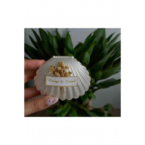 Pinterest Özel Tasarım 15 Adet Süslemeli Istiridye Mum. Düğün, Kına, Nişan, Söz, Nikah Hediyelik