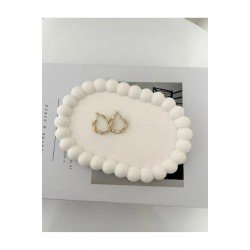 OVAL BUBBLE TABAK DEKORATİF SUNUM STAND BONCUK TABAK TAKI TABAĞI