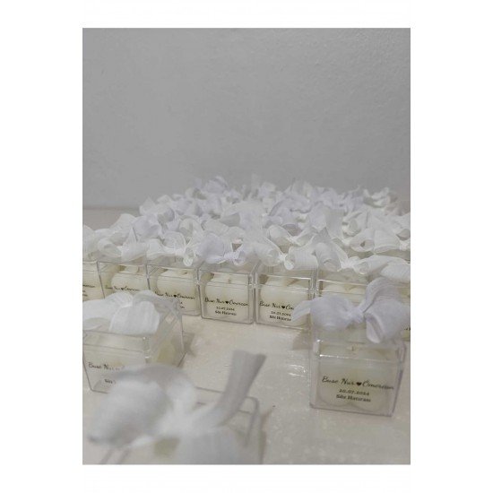 Pinterest Düğün/Nikah/Nişan Söz/Doğum Günü/Bebek Hediyesi Bubble Mum 20 Adet