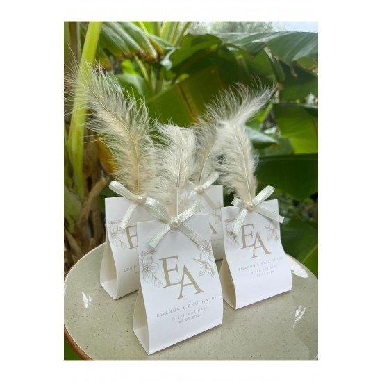 Tüylü Kart İstiridye mum 20 adet