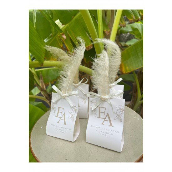 Tüylü Kart İstiridye mum 20 adet