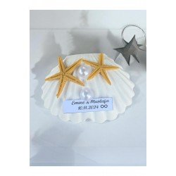 15 Adet Magnet Taş Döküm Istiridye Mıknatıslı Hediyelik Deniz Yıldızı Söz Nişan Düğün Doğum Günü