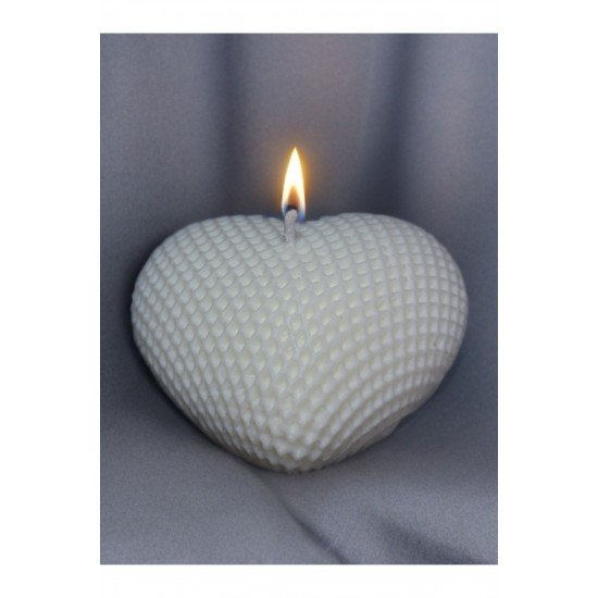 Bernamiofficial Hediyelik Kokulu Büyük Kalp Mum