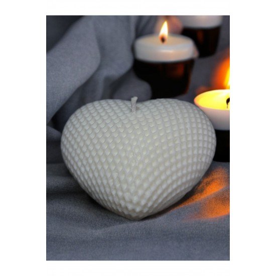 Bernamiofficial Hediyelik Kokulu Büyük Kalp Mum