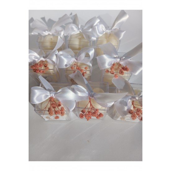 20Lİ MİKA KUTULU SÜSLÜ ETİKETLİ BUBBLE MUM DÜĞÜN KINA NİŞAN VE DAVETLERİNİZE ÖZELLİKLE