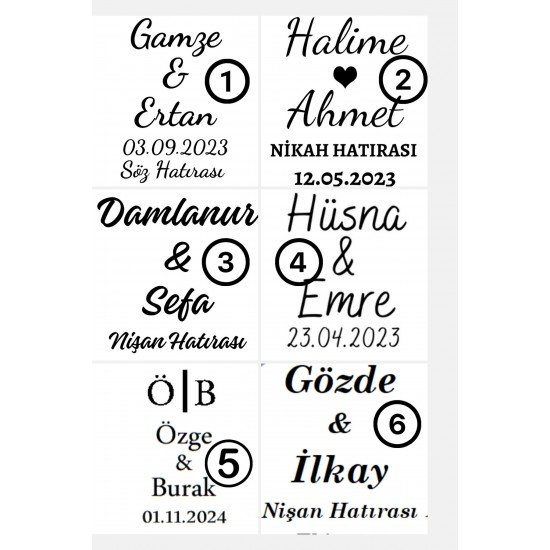 Nişan Söz Nikah Düğün Hediyesi Bubble Mum 15 Adet