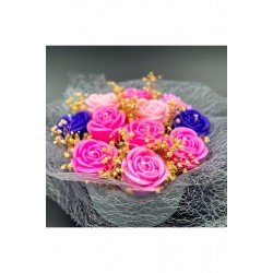 Bernamiofficial Özel Tasarım Kokulu Mum Buketi Aksesuar Dekorasyon - Hediye - Ev Hediyesi New