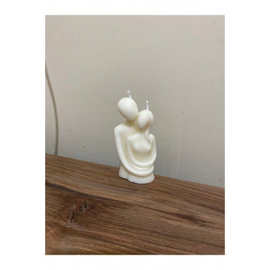 Sarılan Çift Model Mum